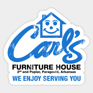 Carl's Furniture Sticker